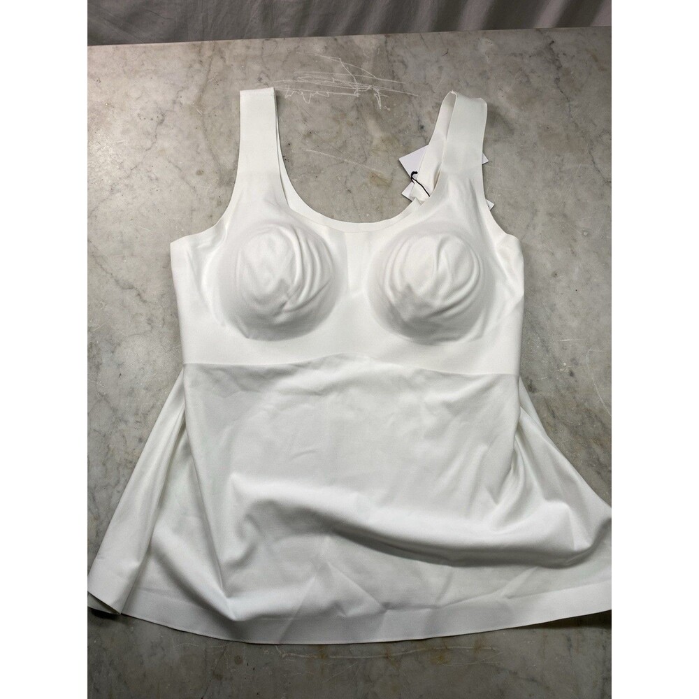 Knix LuxeLift Scoop Neck Tank Women’s XL White Shape Wear